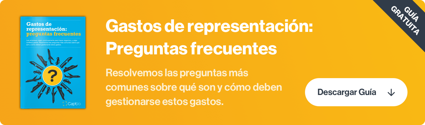 gastos de representación: preguntas frecuentes