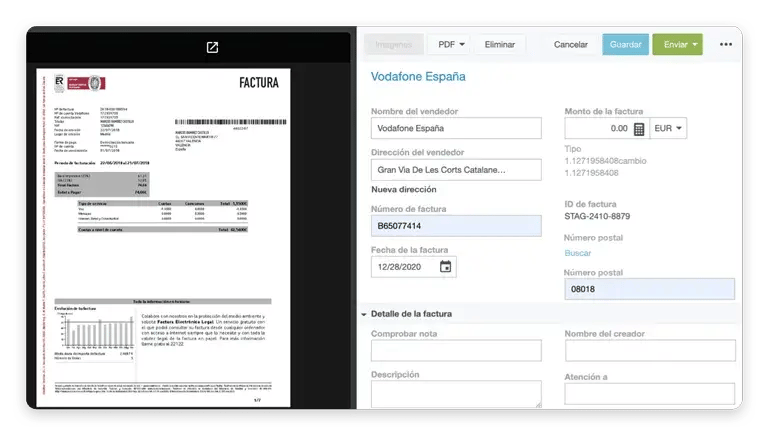 Lectura automática de datos