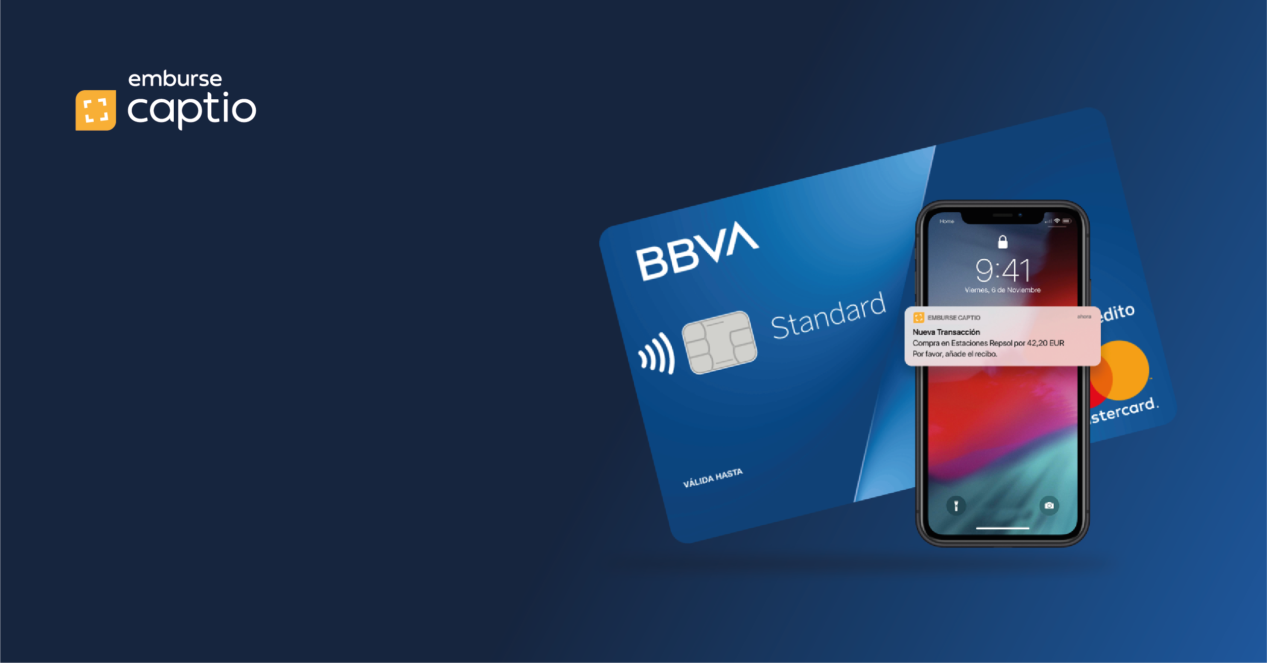 Emburse Captio ya dispone de integración directa con BBVA Mastercard