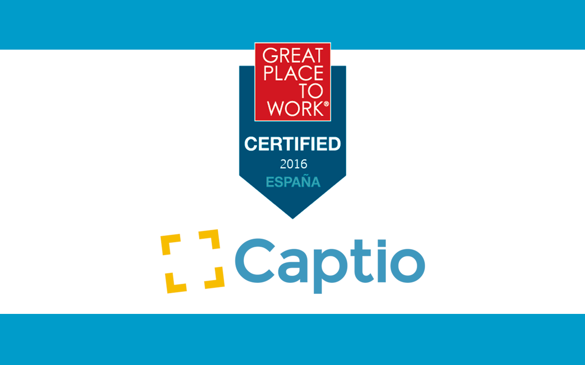 ¡Captio es un Great Place to Work!