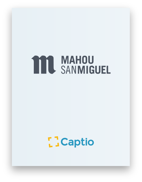 Mahou San Miguel elimina el coste de 21.000 liquidaciones anuales con Captio - Casos de éxito