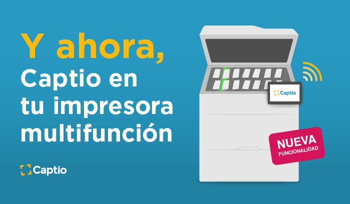 Ahora Captio en tu impresora multifunción