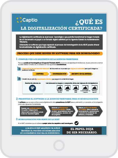 ¿Qué es la digitalización certificada? - Infografía